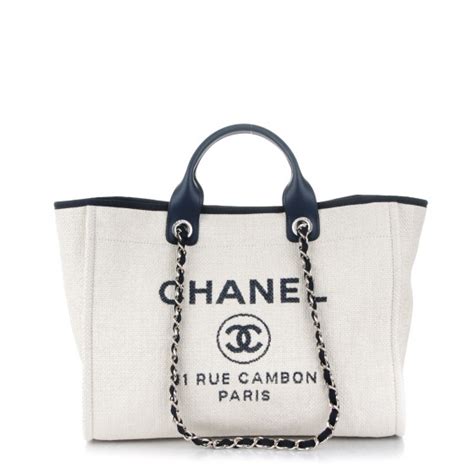 chanel deauville tote small 2019|Chanel canvas large deauville tote.